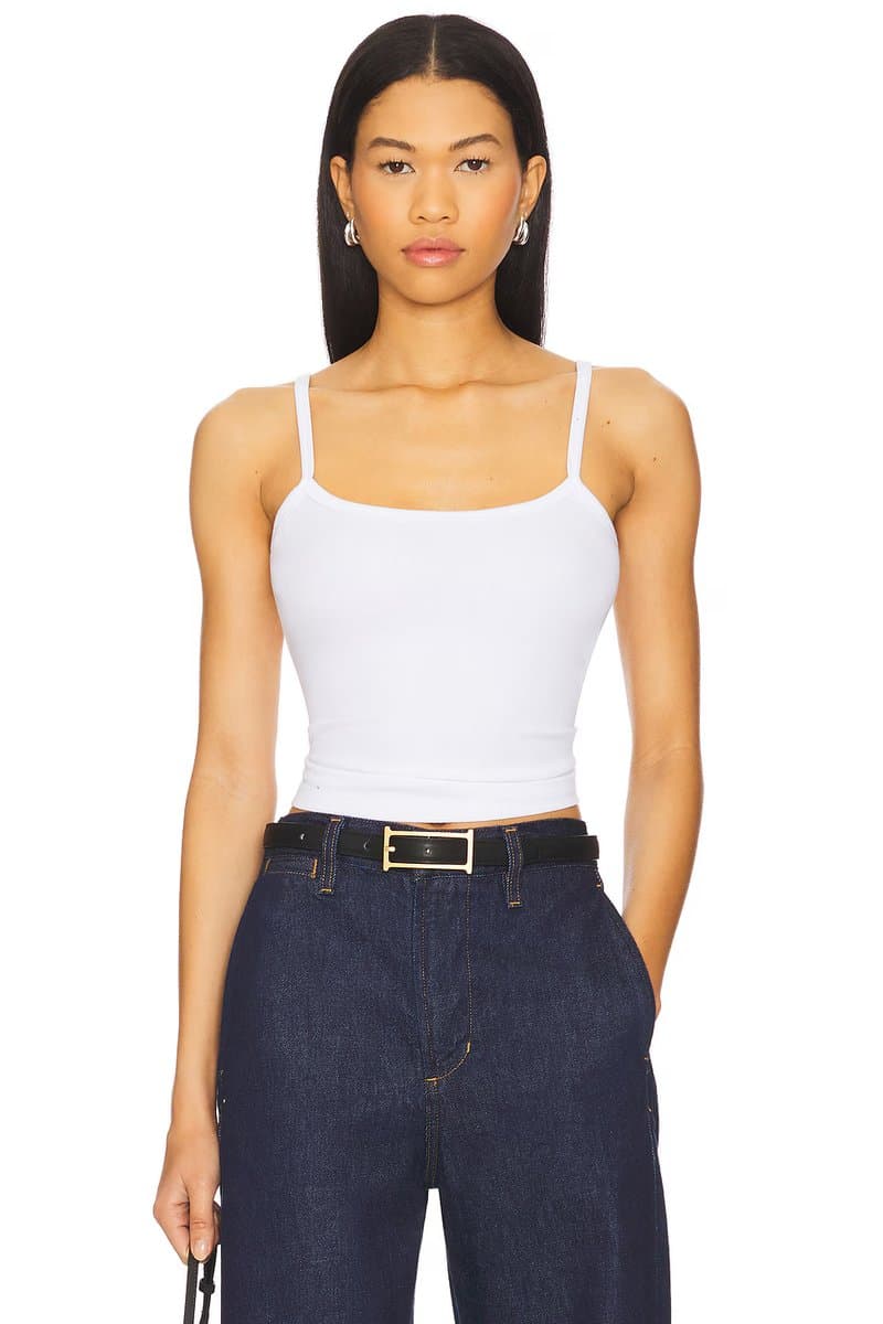 revolve Revolve Spaghetti Strap Cami Top in White