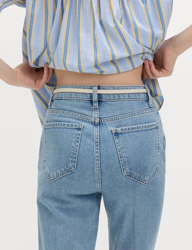 Marks & Spencer M&S High Waisted Flared Jeans Medium Indigo - 3