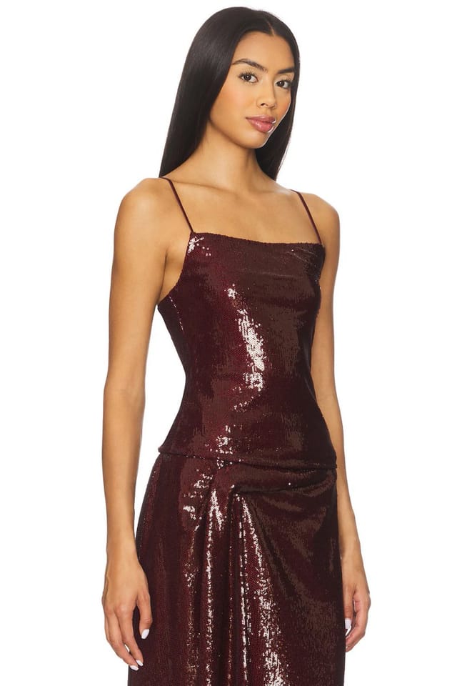 revolve Sequin Column Tank Top - 2