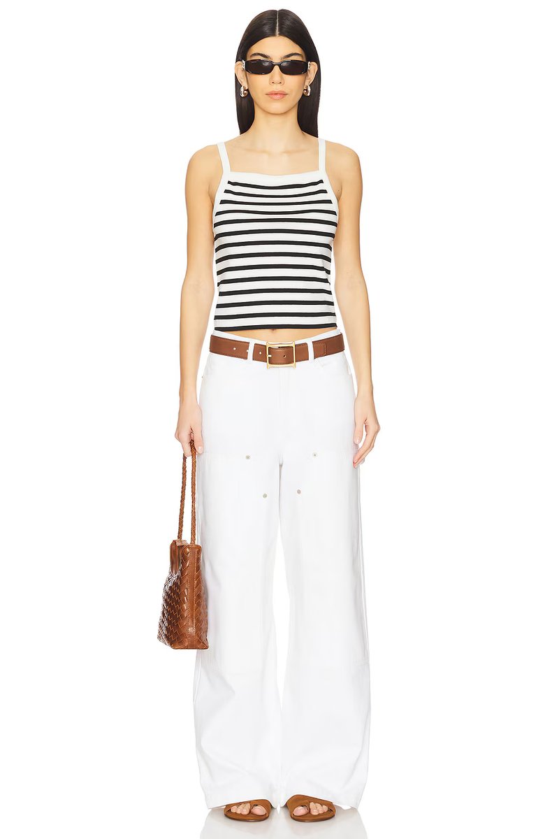 revolve Striped Cropped Tank - 4