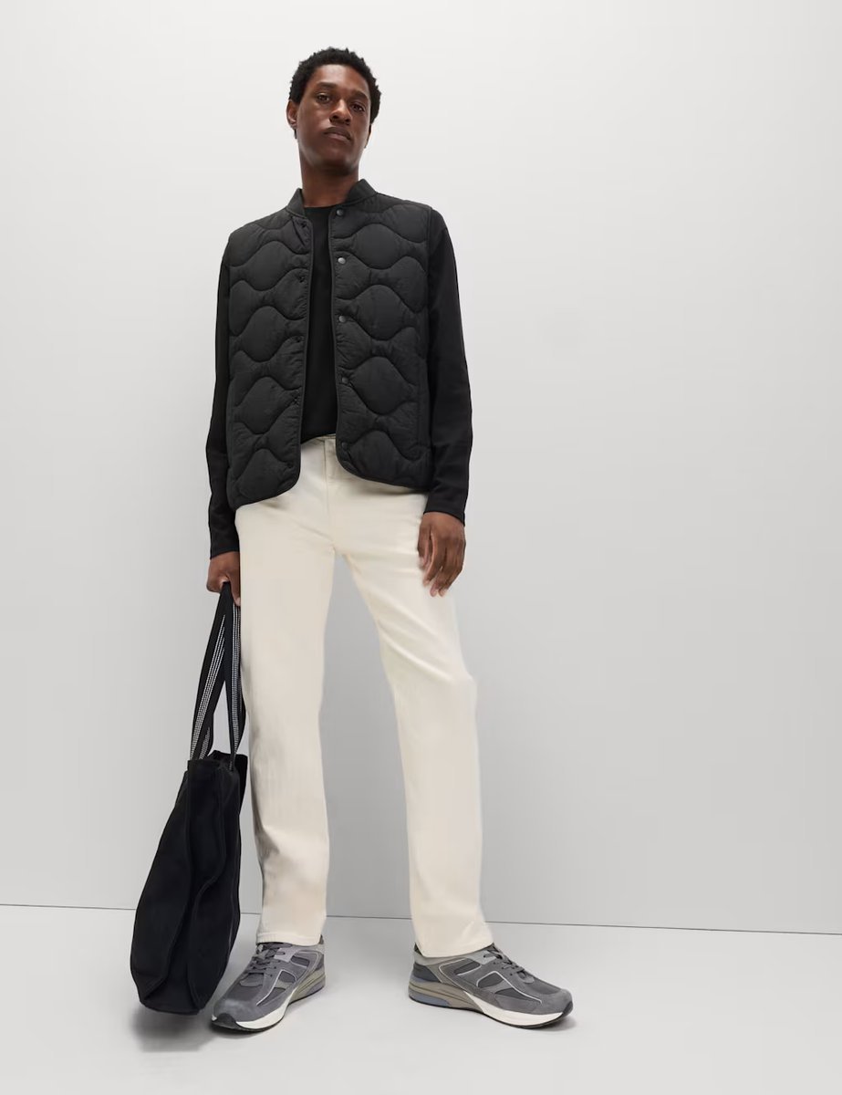 Marks & Spencer M&S Ultimate Cotton Blend Long Sleeve T-Shirt Black - 3