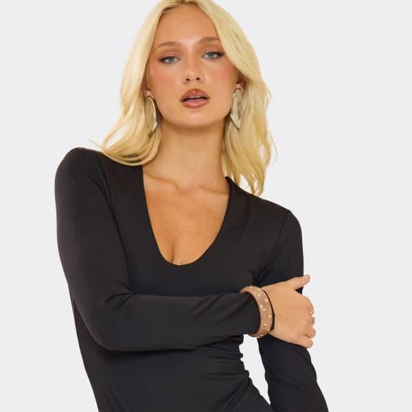 EGO EGO Studded Detail Bangle in Beige Resin