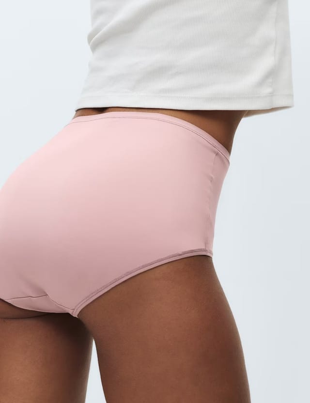 Marks & Spencer M&S 5pk Microfibre Full Briefs Brown Haze - 2