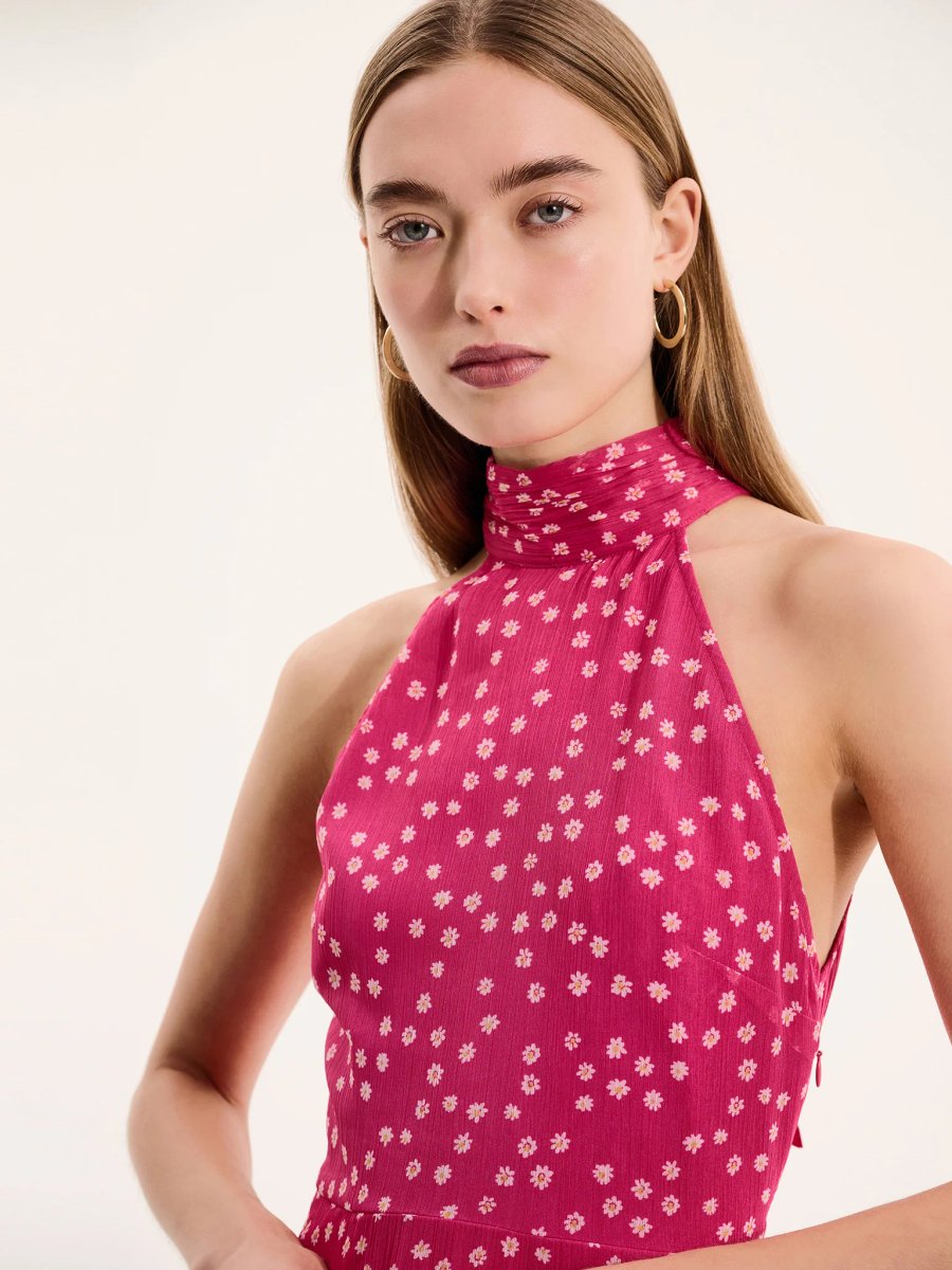 OMNES Romeo Dress in Pink - 4