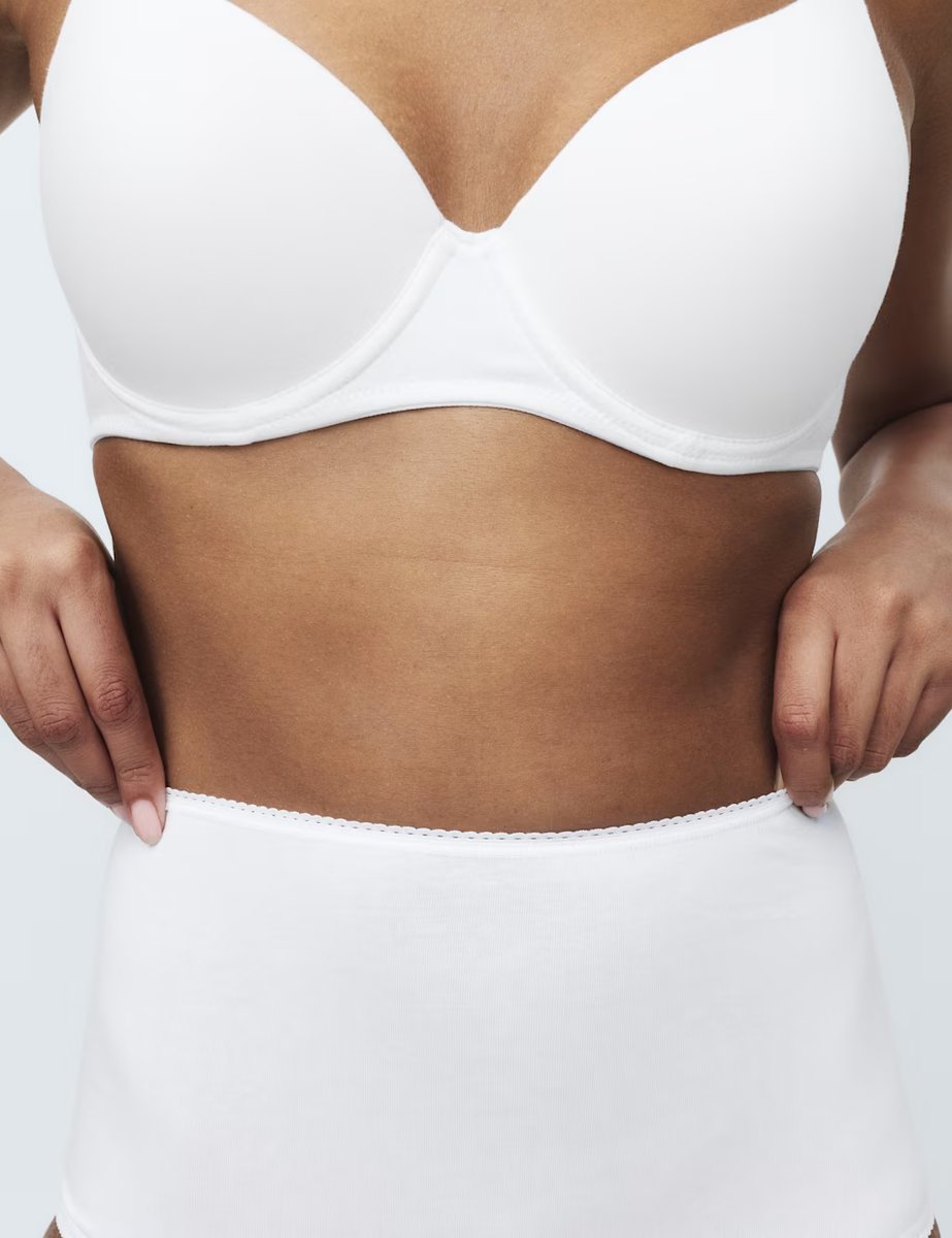 Marks & Spencer M&S 5pk Cotton Lycra® Full Briefs White - 4