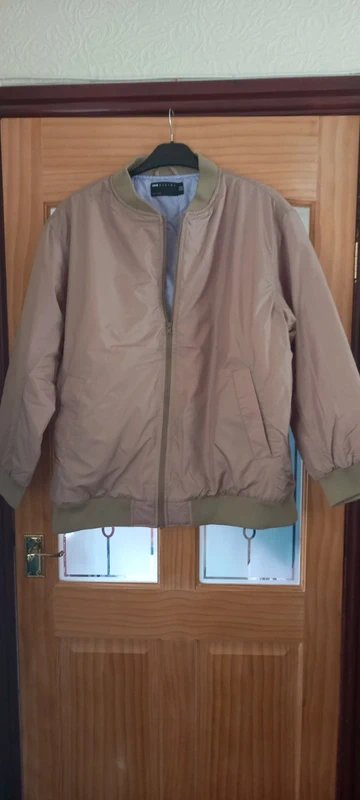 ASOS Design Brand new ladies Beige Bomber jacket (size 16) - 2
