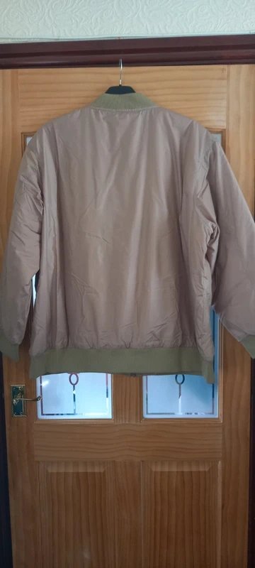 ASOS Design Brand new ladies Beige Bomber jacket (size 16) - 3