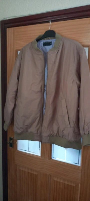 ASOS Design Brand new ladies Beige Bomber jacket (size 16) - 4