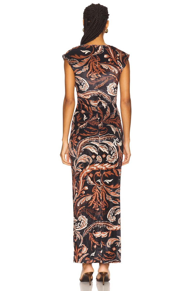 revolve Mock Neck Midi Dress - 3