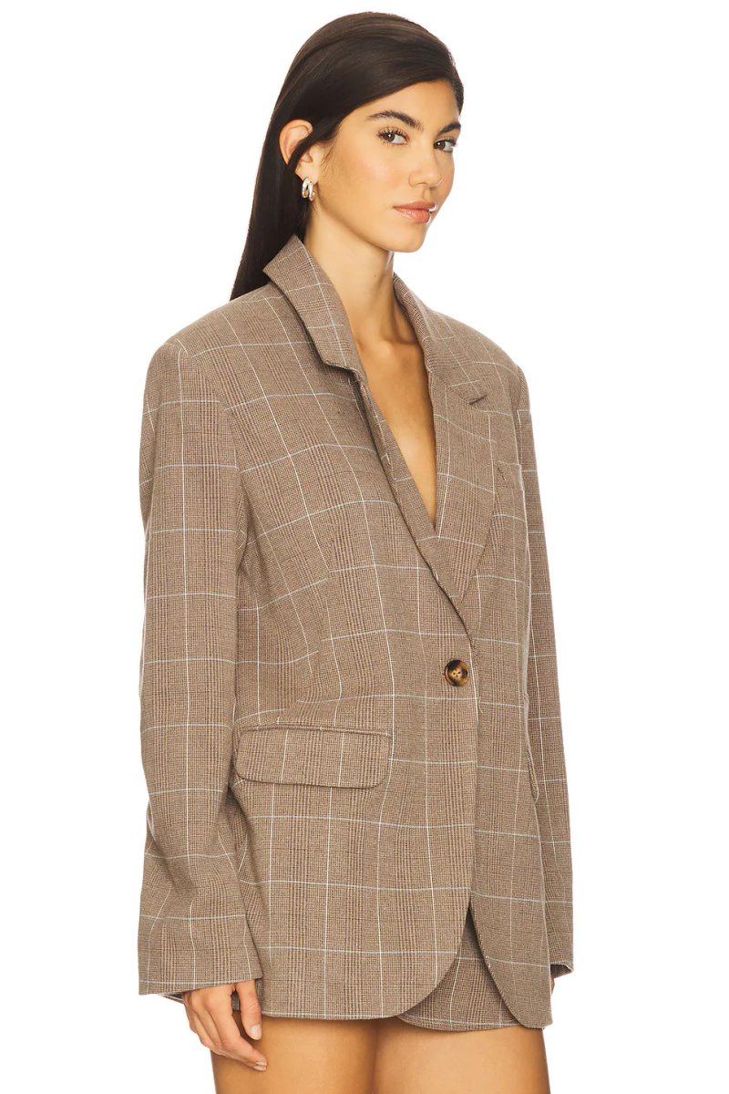 revolve Paper Cut Blazer Pinstripe - 3