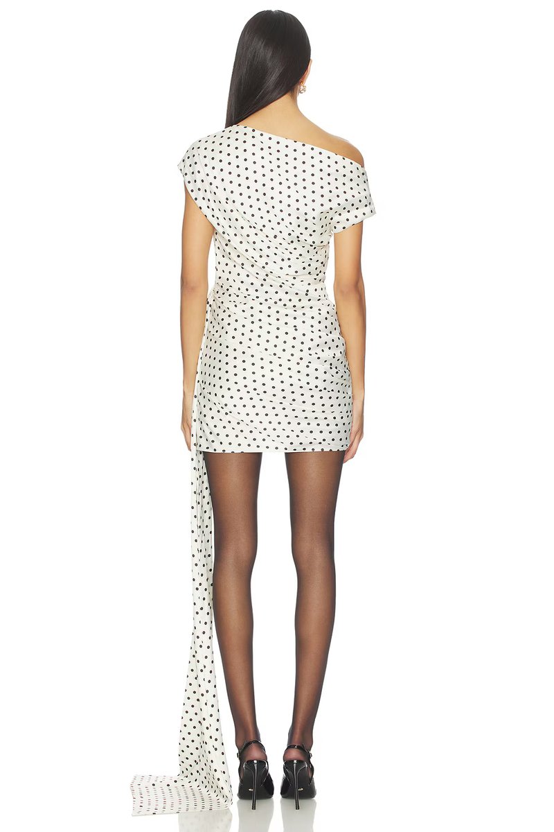 revolve Satin Tie Side Mini Dress - 4