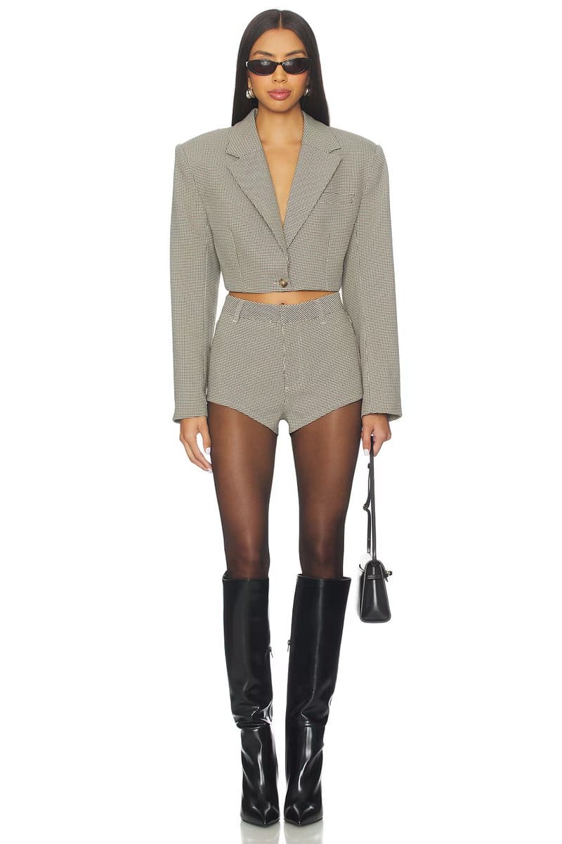 revolve Petra Cropped Blazer - 4