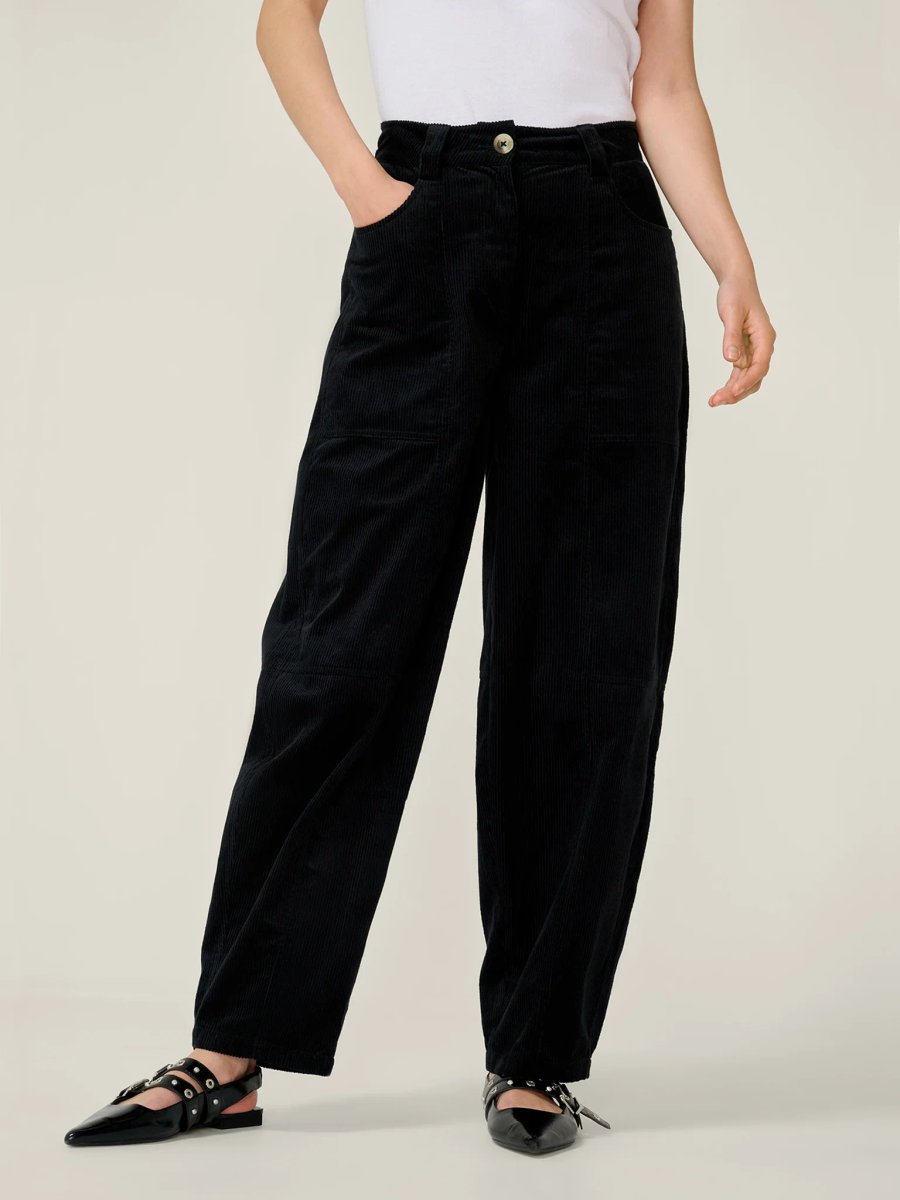 OMNES Kai Cord Trouser in Black - 4