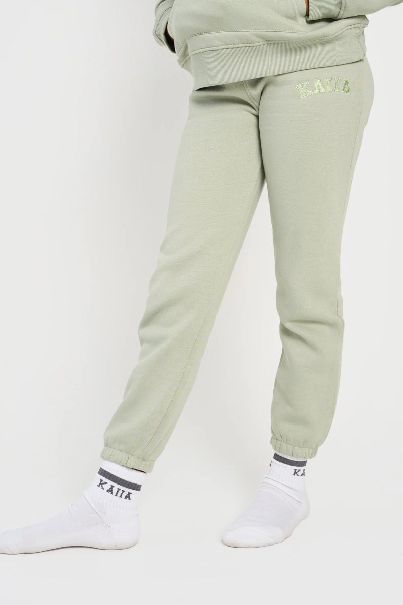 Kaiia Kaiia Kids Cuffed Joggers Sage - 2