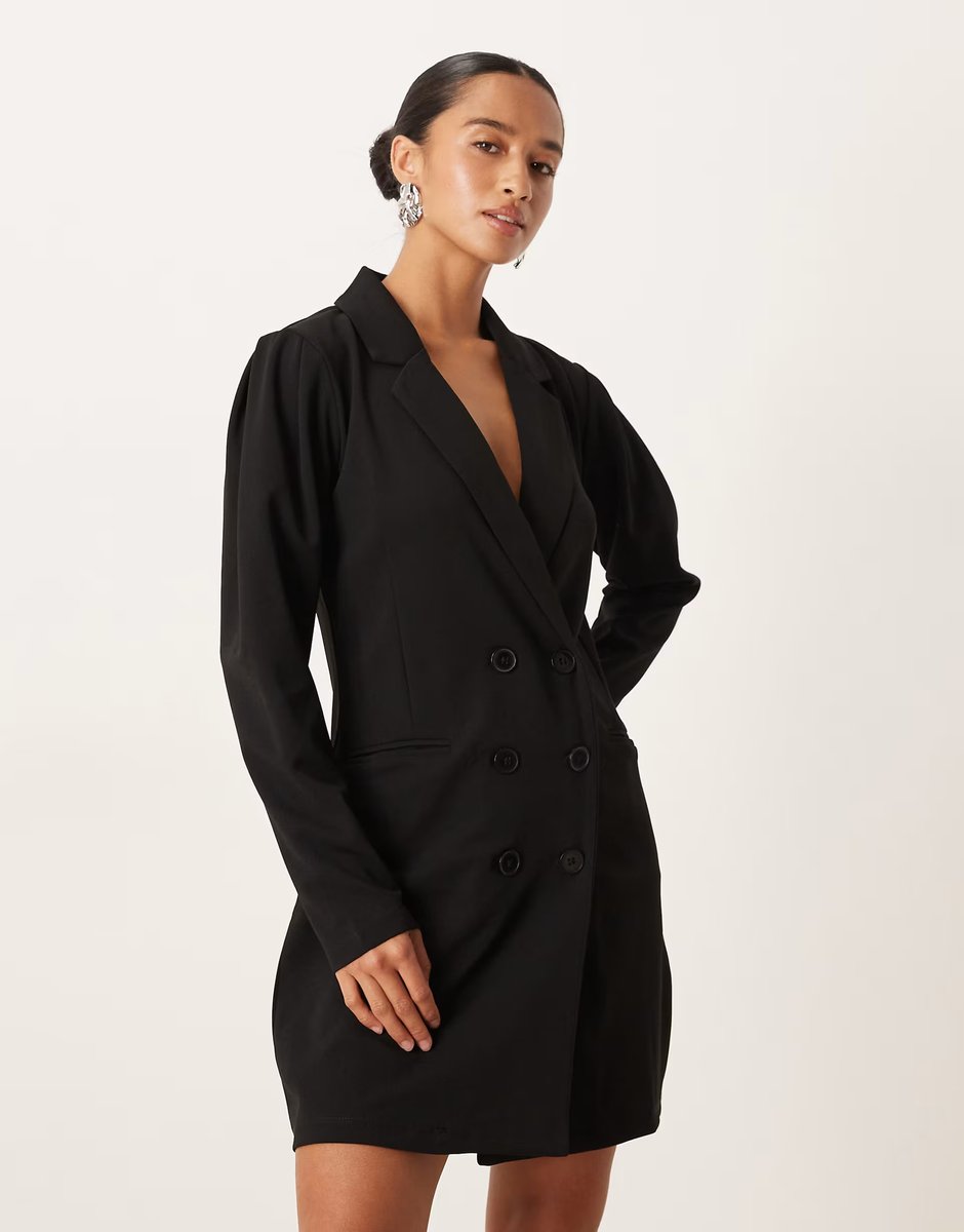 ASOS JDY Petite blazer dress in black - 3