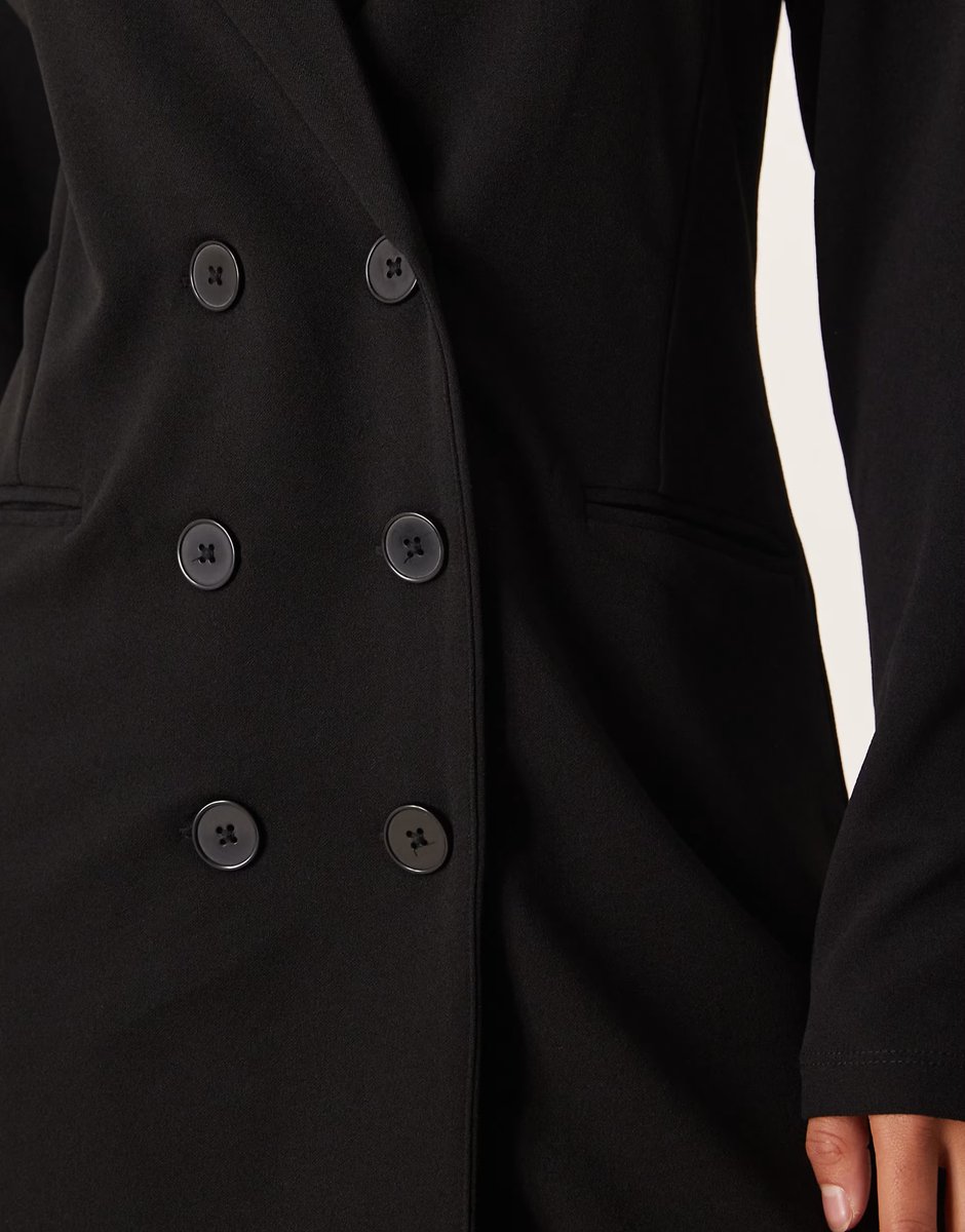 ASOS JDY Petite blazer dress in black - 4