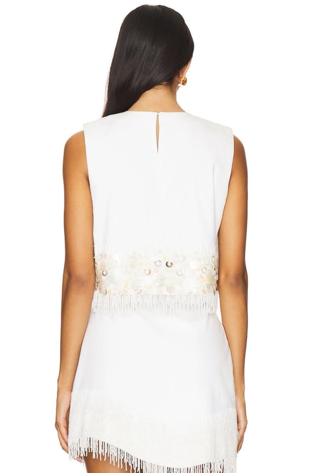 revolve Antonella Shell Beaded Top - 3