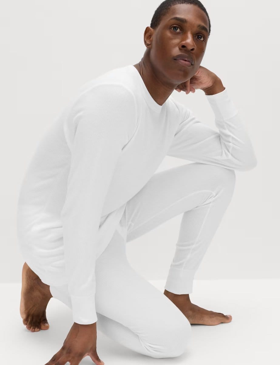 Marks & Spencer M&S Heatgen™ Medium Thermal Long Johns White - 4