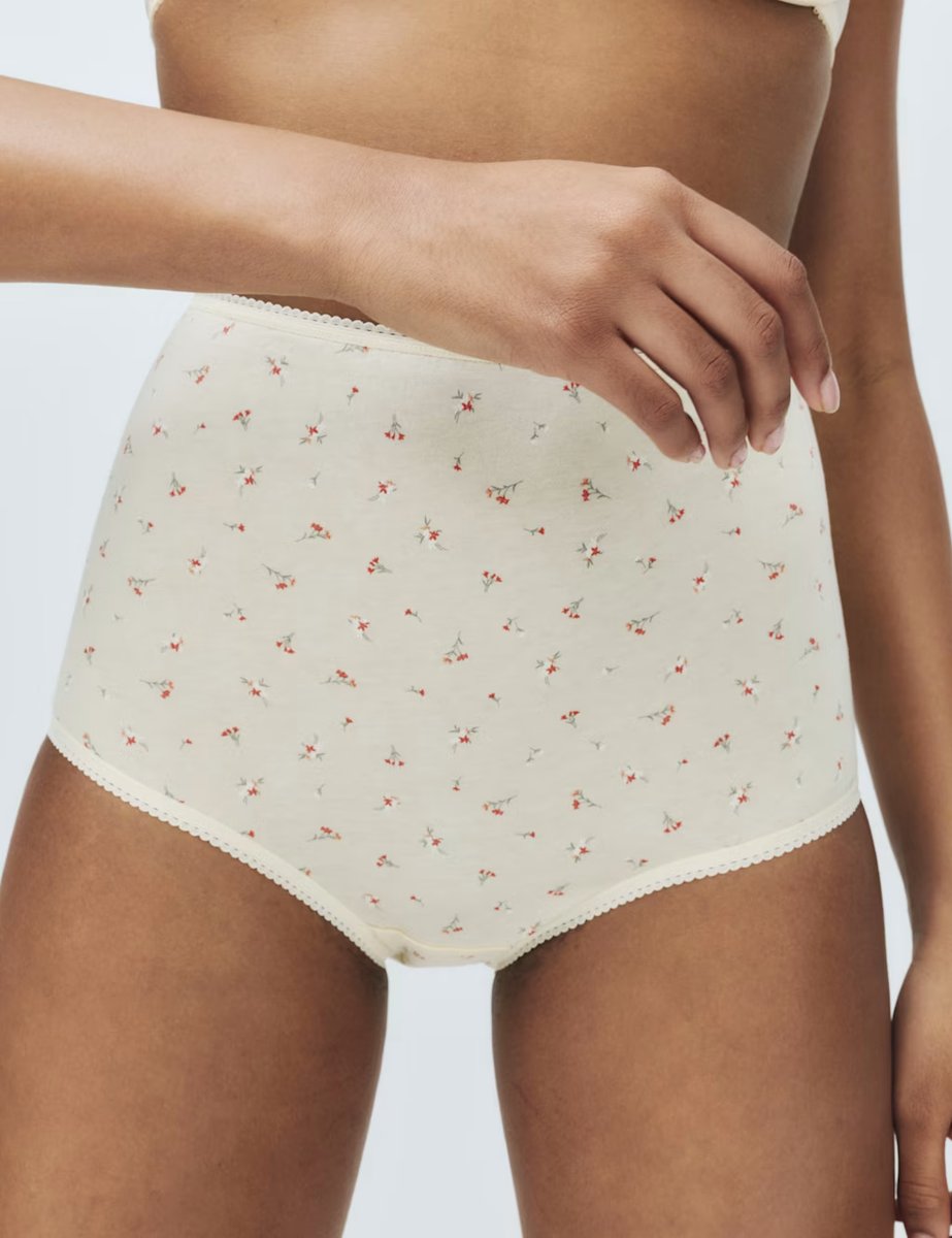 Marks & Spencer M&S 5pk Pure Cotton Full Briefs Orange Mix - 2