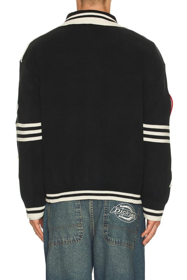 revolve Varsity Patch Collared Cardigan - 2