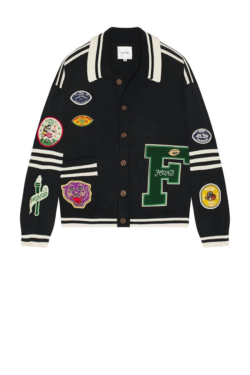 revolve Varsity Patch Collared Cardigan - 4