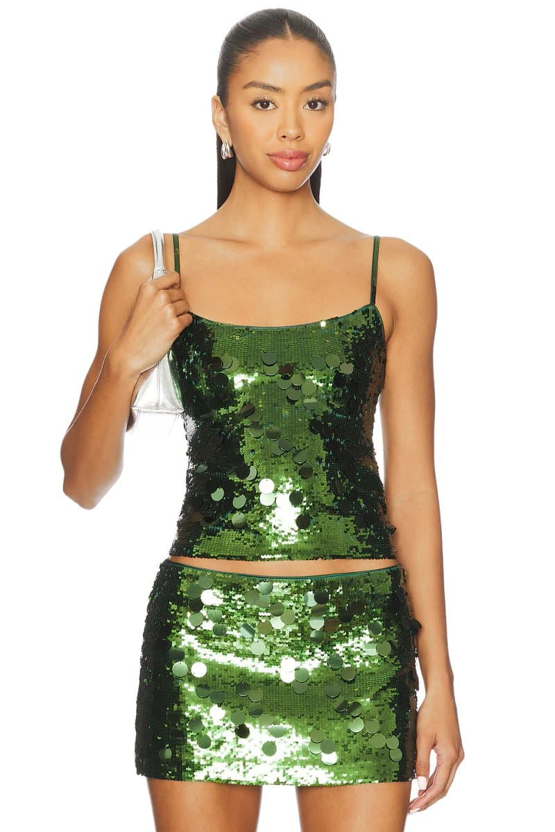 revolve x REVOLVE Paillette Cami Top