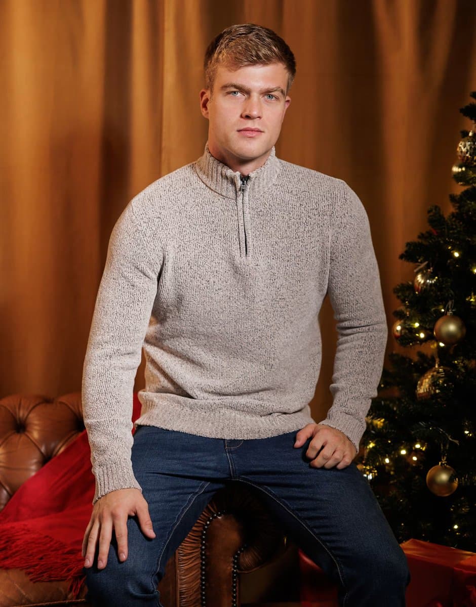 ASOS French Connection Light Grey Chenille Knit Jumper