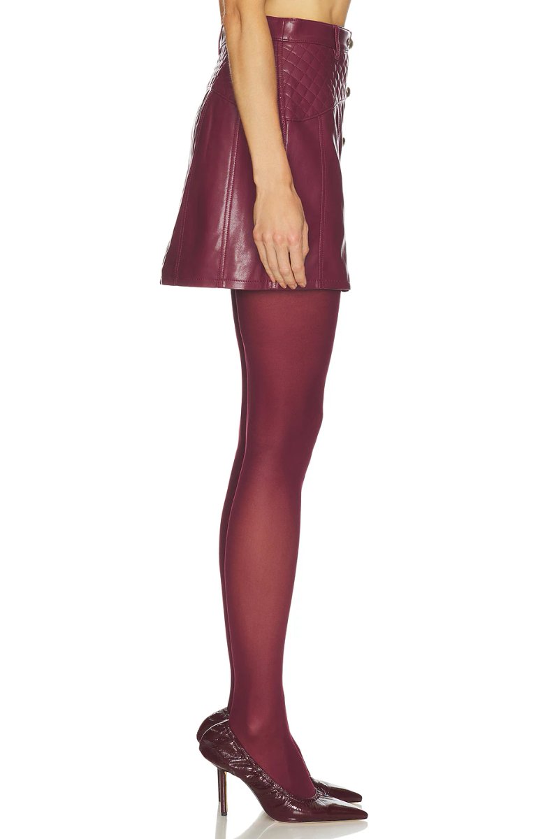 revolve Faux Leather Claudia Skirt - 3