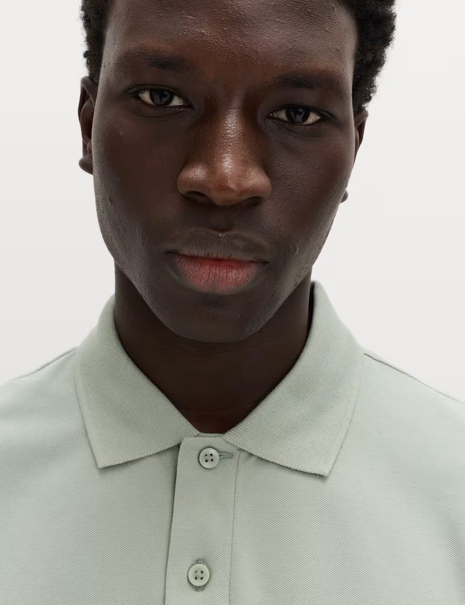 Marks & Spencer M&S Ultimate 2 Pack Cotton Rich Polo Shirts Light Green Mix - 2