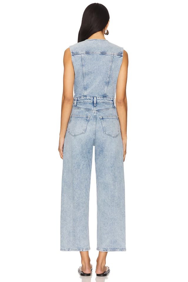 revolve Cirie Ankle Denim Jumpsuit - 3