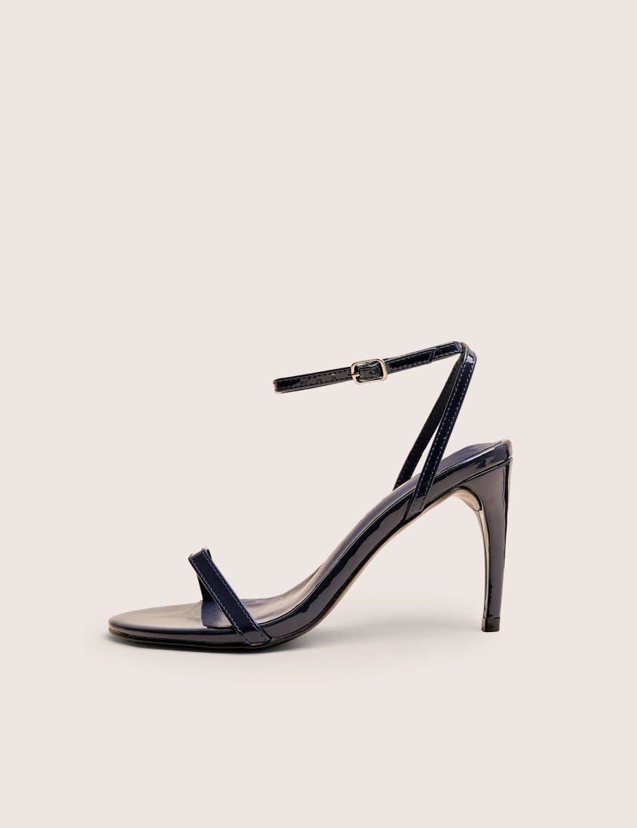 Public Desire Public Desire Navy Patent Curved Heels