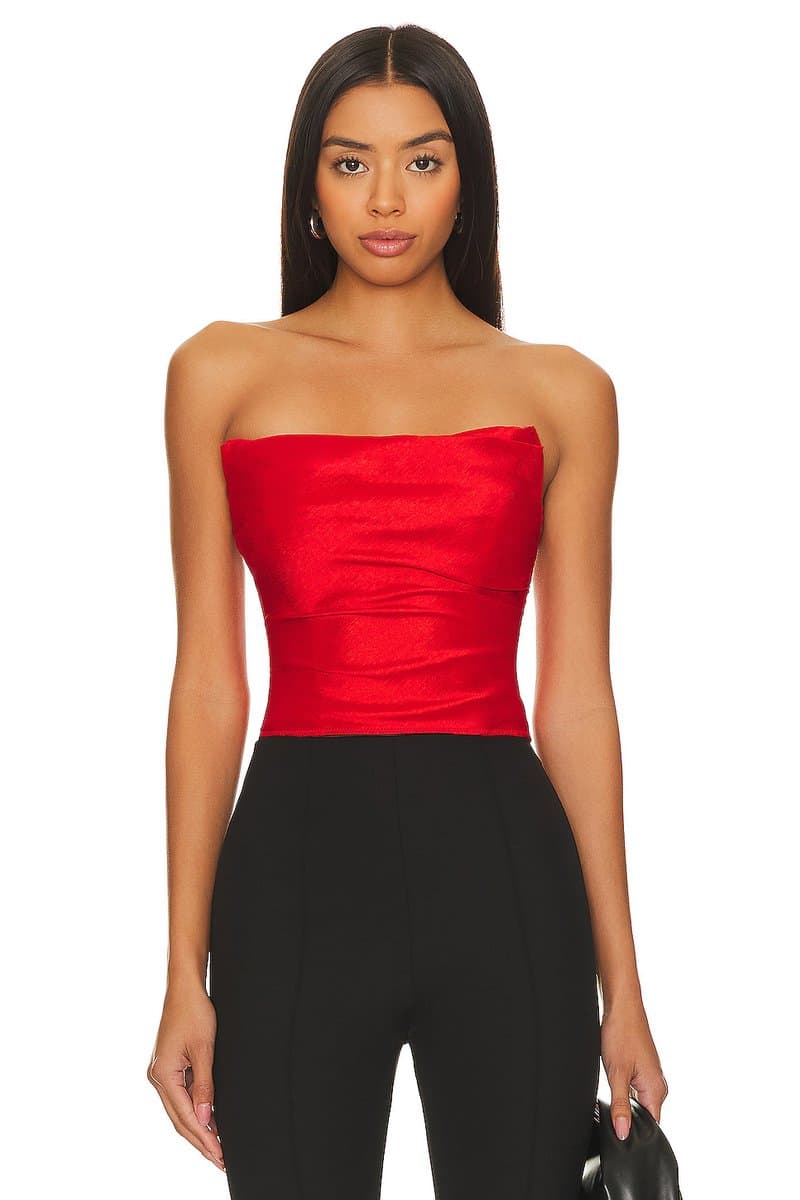 revolve Revolve Lovers and Friends Red Corset Top