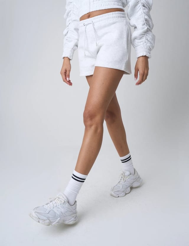 Public Desire Sweat Shorts Grey Marl - 3