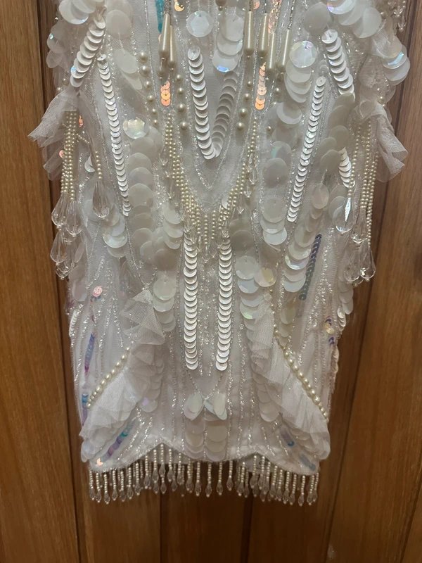 ASOS ASOS Luxe embellished butterfly dress hen wedding - 3