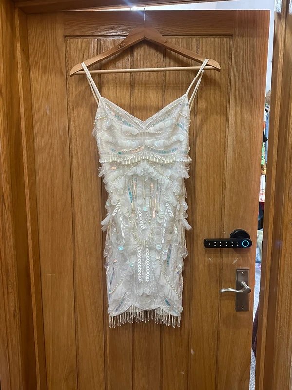 ASOS ASOS Luxe embellished butterfly dress hen wedding - 4