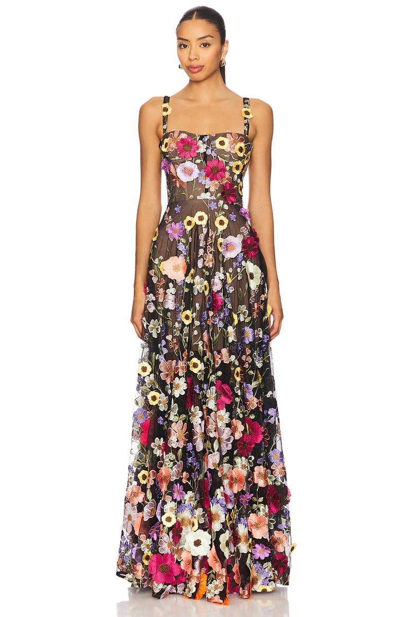 revolve Jasmine Floral Maxi Dress