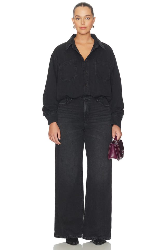 revolve Denim Shirt Jumpsuit - 2