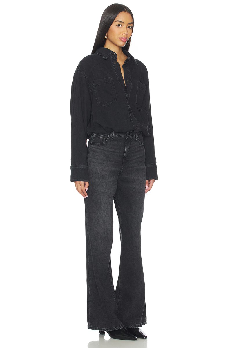 revolve Denim Shirt Jumpsuit - 3