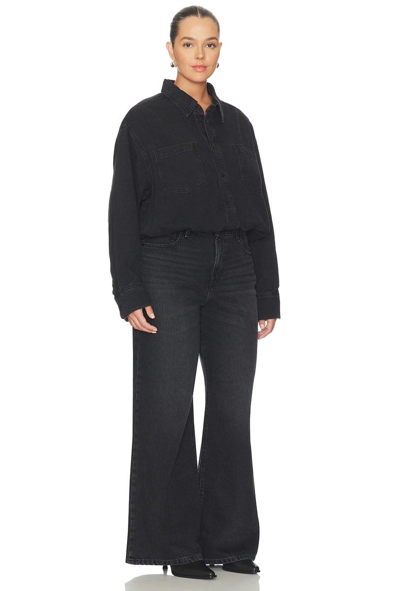 revolve Denim Shirt Jumpsuit - 4