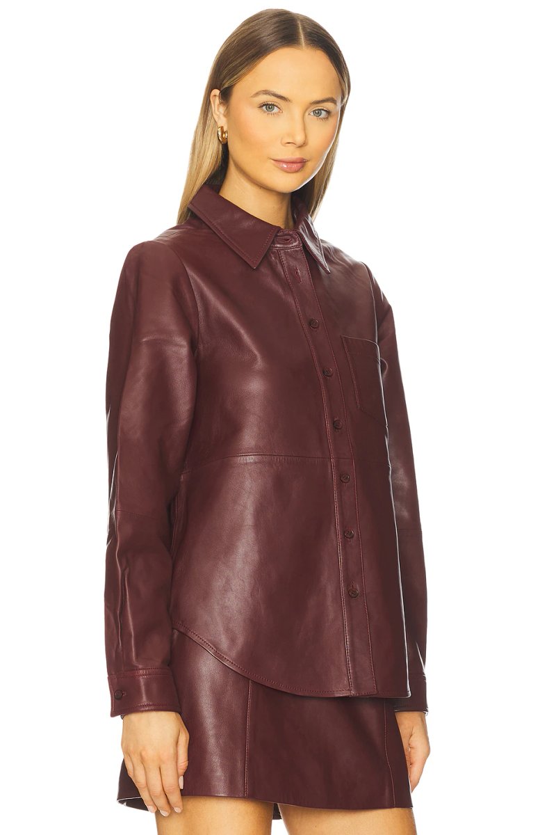revolve Wendell Genuine Leather Jacket - 2