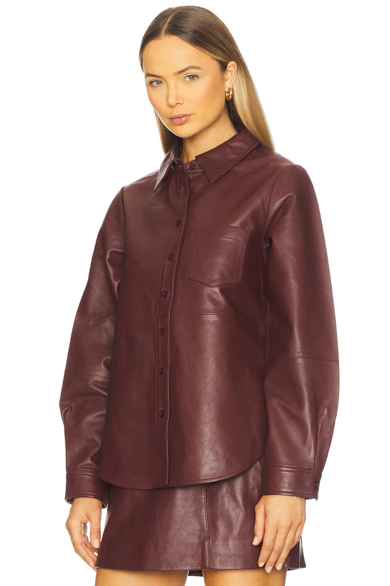 revolve Wendell Genuine Leather Jacket - 3