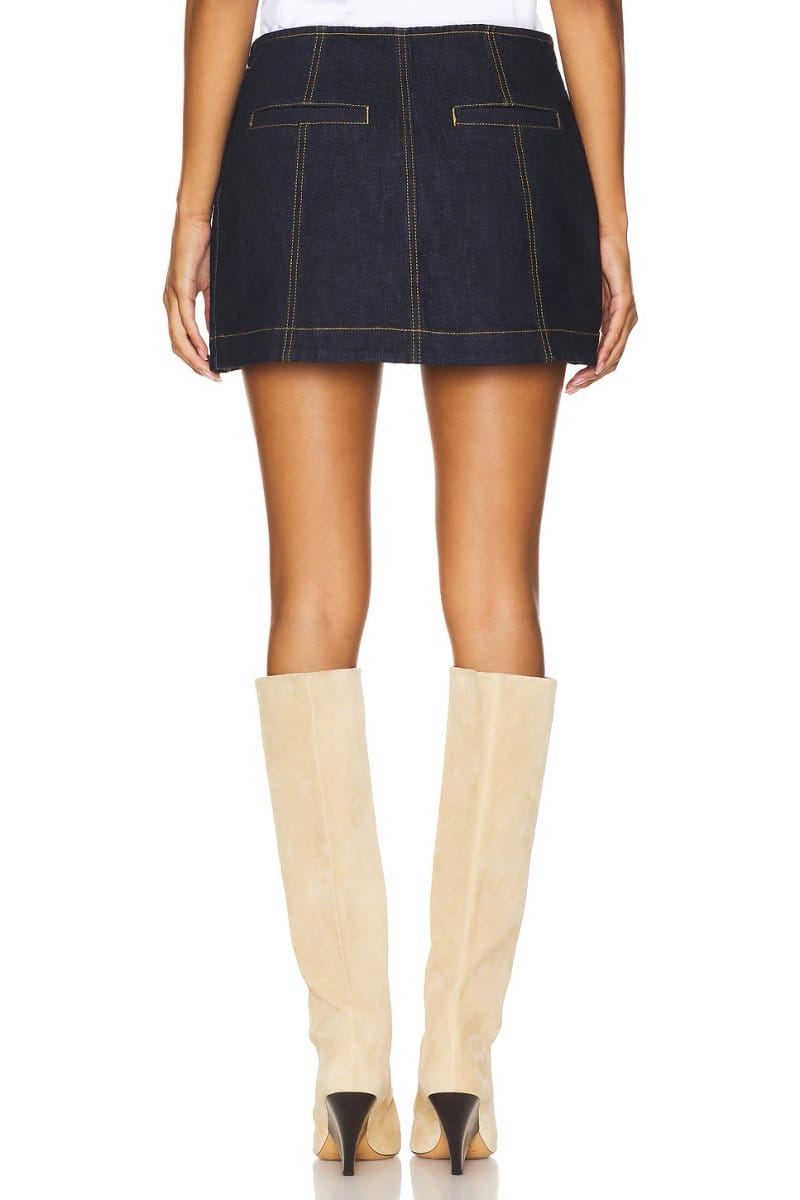 revolve Dusk Denim Skort - 4