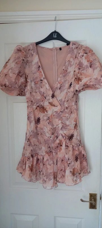 Missguided Chiffon puffball sleeve mini-dress - 4