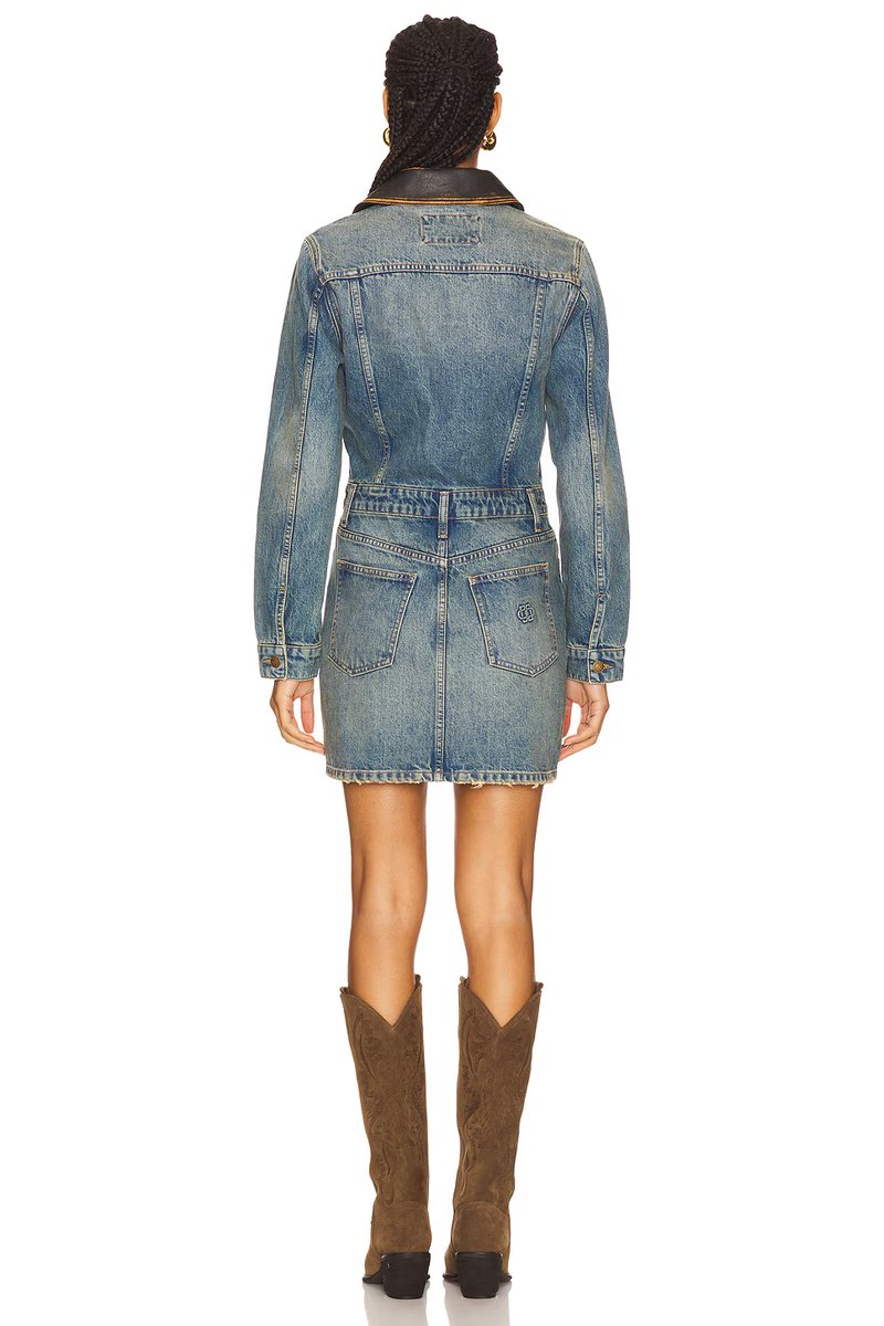 revolve Maxella Denim Jacket Mini Dress - 3