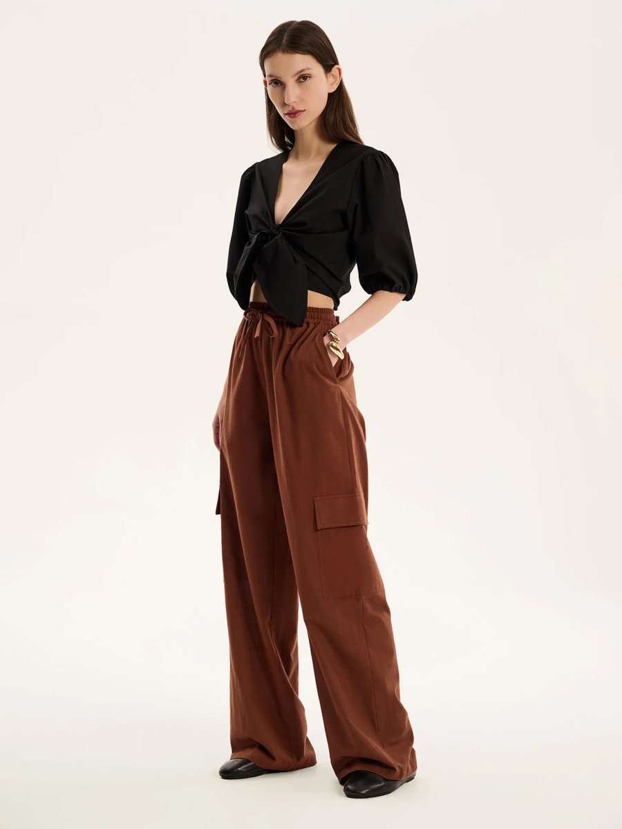 OMNES Frank Trouser in Chocolate - 2