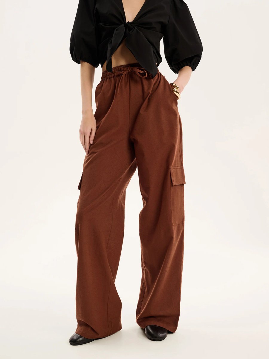 OMNES Frank Trouser in Chocolate - 4