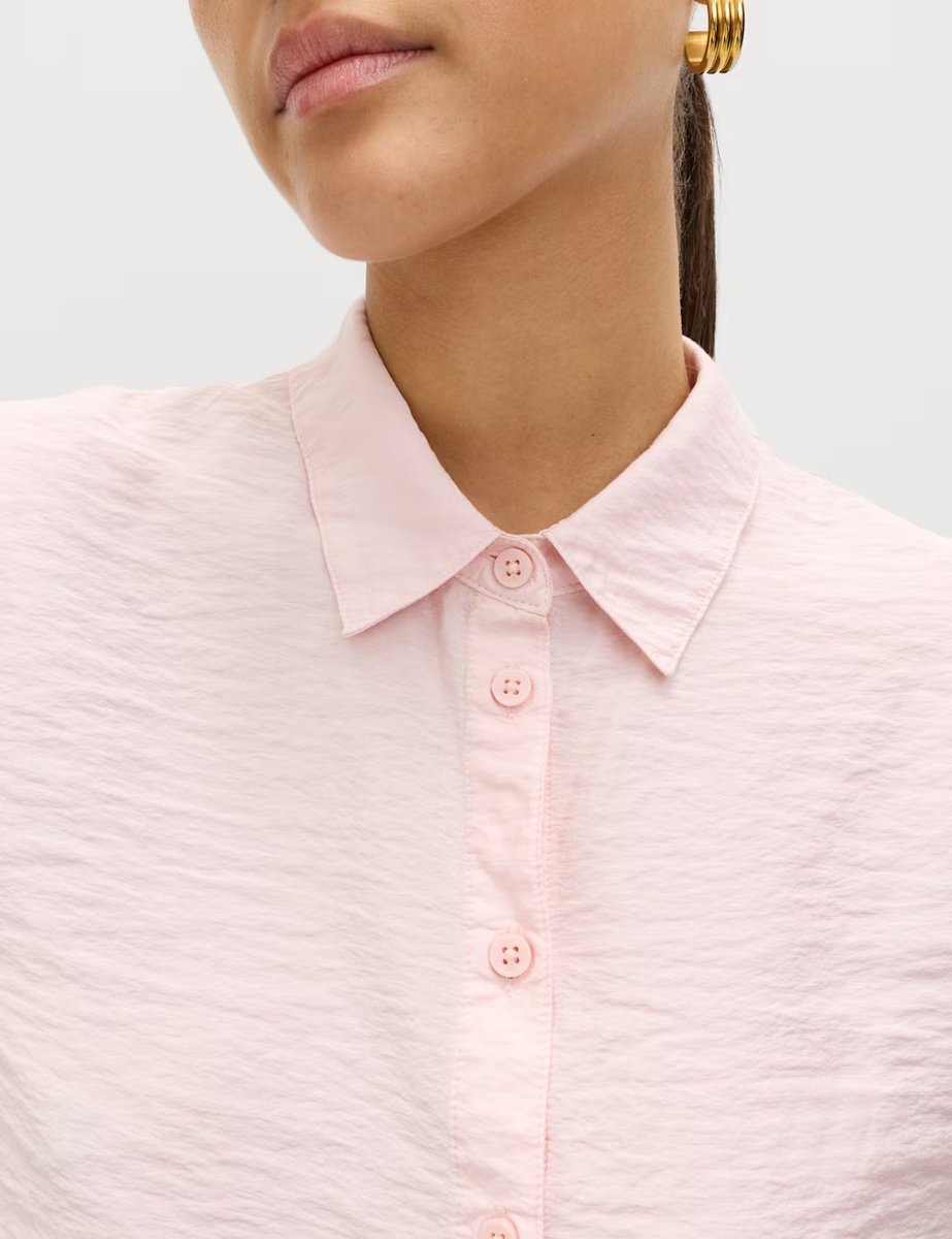 Marks & Spencer M&S 2 Pack Collared Shirts Pink Mix - 3