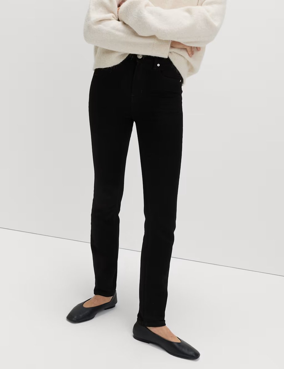 Marks & Spencer M&S Lily Slim Fit Jeans Black Mix - 2