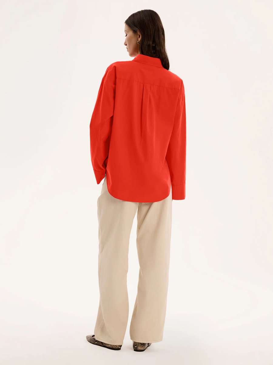 OMNES Kendall Shirt in Red - 4