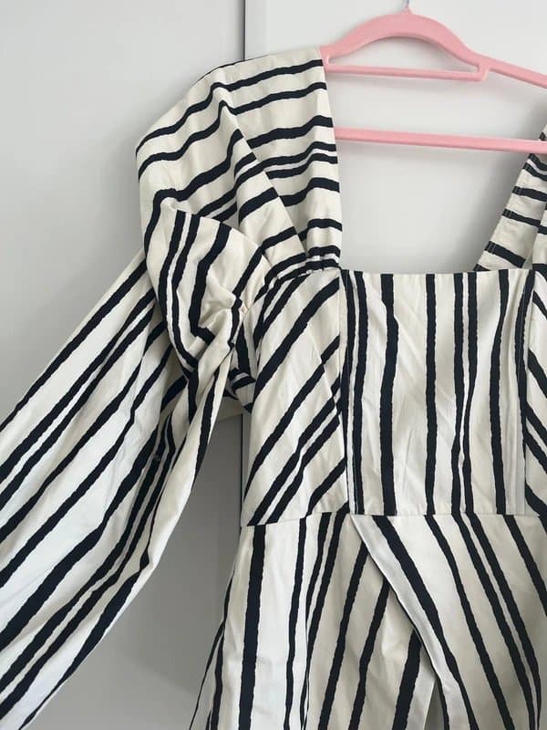 ASOS ASOS Luxe size 8 black and cream top